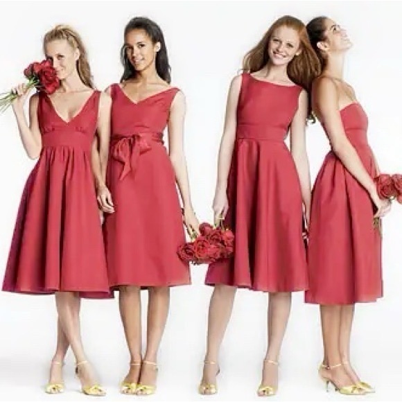 J. Crew Dresses & Skirts - J. Crew special occasions & parties Sophia Sleeveless V-Neck Silk Dress SZ 14